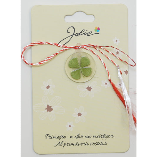 Martisor din Acril, Dimensiune Pandantiv Aprox 2 cm, Multicolor, Model 17 - vivimall.ro