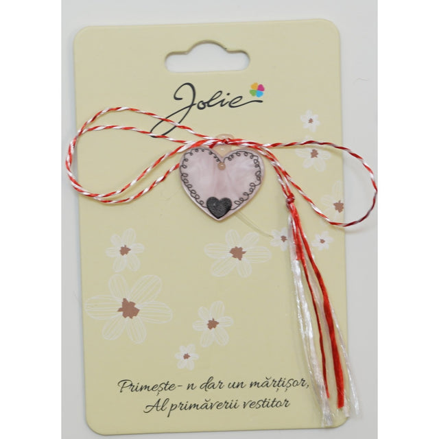 Martisor din Acril, Dimensiune Pandantiv Aprox 2 cm, Multicolor, Model 3 - vivimall.ro