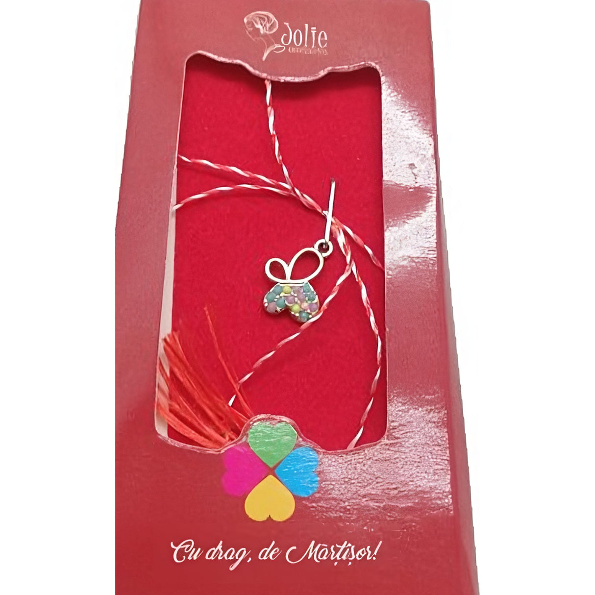 Martisor Pandantiv Fluture V6 5cm x 9.5cm - vivimall.ro