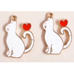 Martisor pentru copii, Brosa, Material Metal, Ambalaj Carton cu Design, Deimensiune Brosa Aproximativ 2 x 2 cm, Multicolor, Model 29 - vivimall.ro