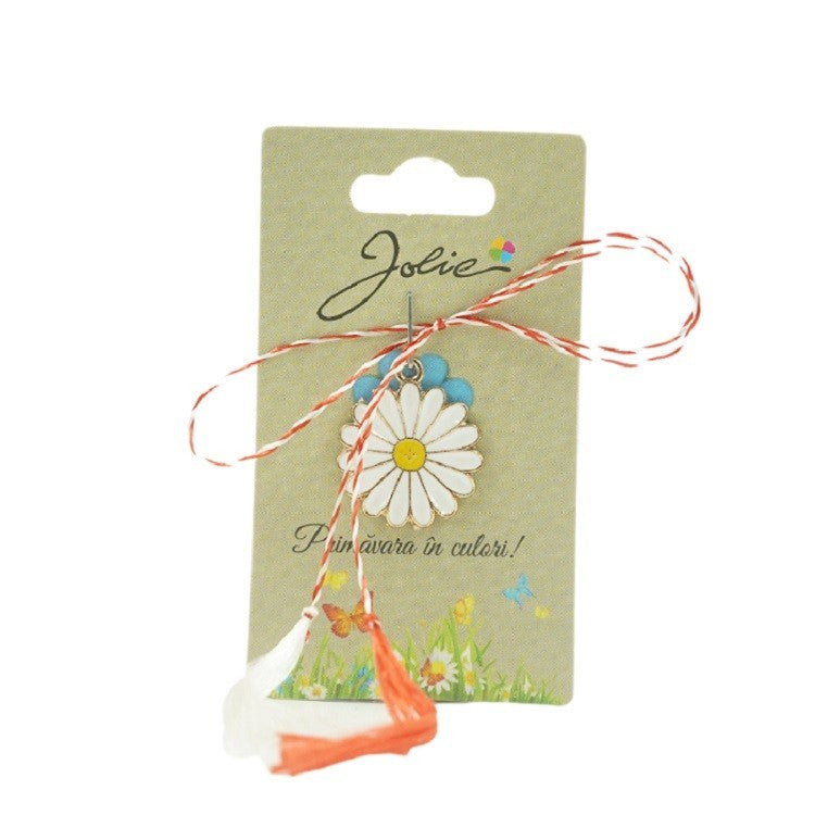 Martisor Primavara Floare Alba - vivimall.ro