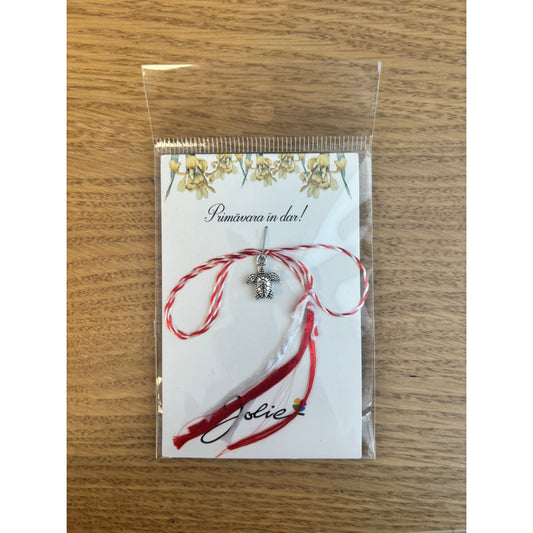 Martisor Traditional, Jolie, Model Broasca Testoasa, Argintiu - vivimall.ro