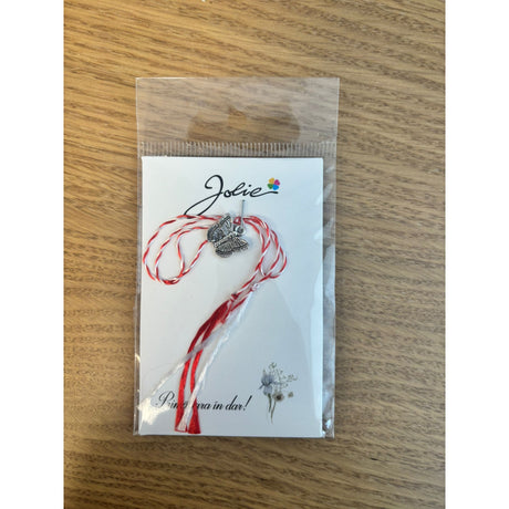 Martisor Traditional, Jolie, Model Fluture, Argintiu - vivimall.ro