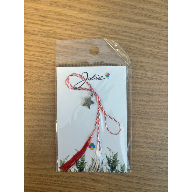 Martisor Traditional, Jolie, Model Stea, Argintiu - vivimall.ro