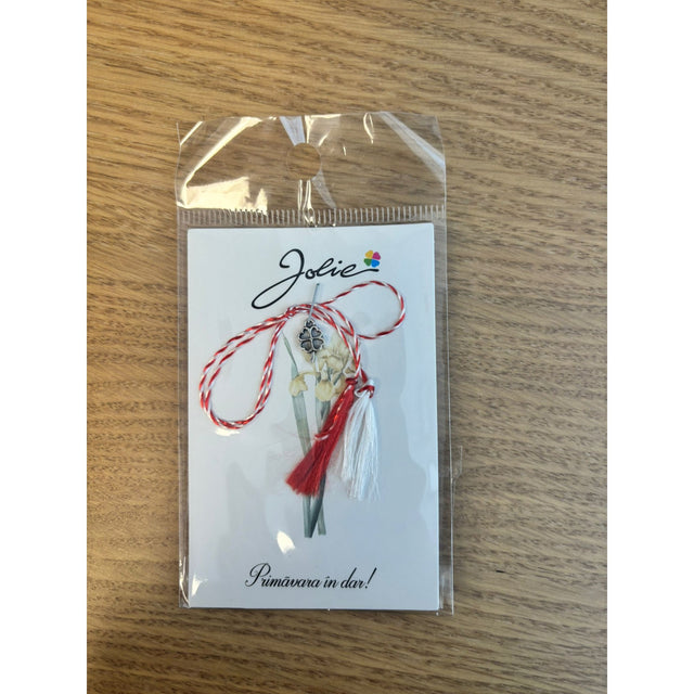 Martisor Traditional, Jolie, Model Trifoi 3, Argintiu - vivimall.ro