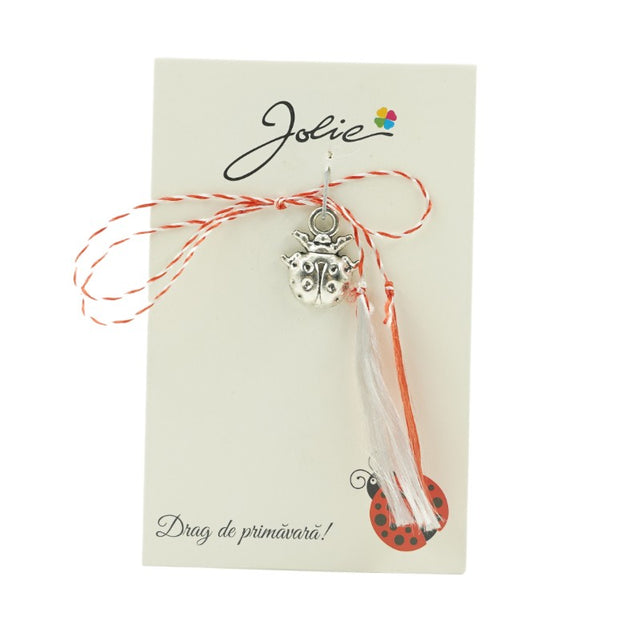 Martisor Traditional P5 Buburuza 5.5cm x 8.5cm - vivimall.ro