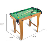 Masa de Biliard, Flippy, cu Picioare, +6 Ani, 74 x 63 x 40 cm, din Lemn/ABS, Maro/Verde