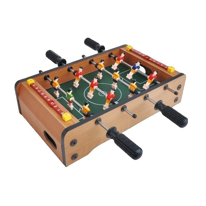 Masa De Fotbal Cu Teren, Fara Picioare, 4 Manere, Tablou De Scor, Din Lemn/Otel/Abs