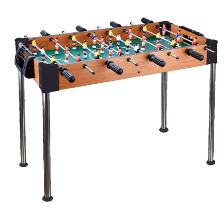 Masa De Fotbal, Cu Picioare Inalte, 8 Manere, Tablou De Scor, Din Lemn/Otel Si Abs