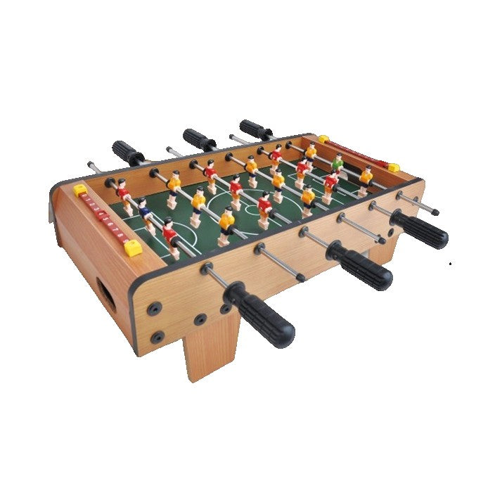 Masa De Fotbal Cu Teren, Cu Picioare Scurte, 6 Manere, Tablou De Scor, Din Lemn/Otel/Abs