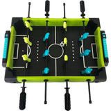 Masa De Fotbal Cu Teren Si 12 Jucatori 4 Manere, Cu Tablou Scor, Din Metal Si Abs, Design , Pentru Copii/Adulti, Verde, Resigilat - vivimall.ro