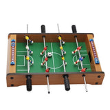 Masa de fotbal cu teren si 12 jucatori Vivimall, cu tablou pentru scor, din metal, lemn si ABS, 34.5 x 23 x 7 cm, pentru copii - vivimall.ro