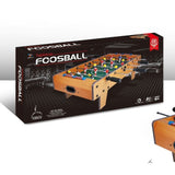 Masa de Fotbal cu Teren si 18 Jucatori Flippy, 6 Manere, cu Tablou pentru Scor, din Metal, Lemn si ABS, 69 x 36.5 x 23 cm, cu Picioare, pentru copii/adulti - vivimall.ro