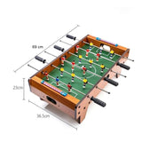 Masa De Fotbal Cu Teren Si 18 Jucatori 6 Manere, Cu Tablou Pentru Scor, Din Metal, Lemn Si Abs, Cu Picioruse, Pentru Copii/Adulti - vivimall.ro