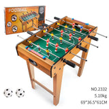Masa De Fotbal Cu Teren Si 18 Jucatori 6 Manere, Cu Tablou Pentru Scor, Din Metal, Lemn Si Abs, Cu Picioruse, Pentru Copii/Adulti - vivimall.ro