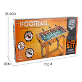 Masa De Fotbal Cu Teren Si 18 Jucatori 6 Manere, Cu Tablou Pentru Scor, Din Metal, Lemn Si Abs, Cu Picioruse, Pentru Copii/Adulti - vivimall.ro