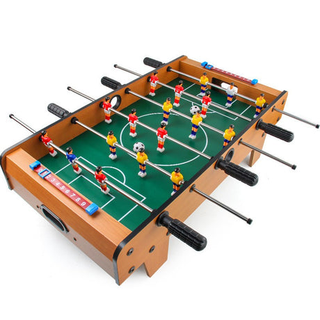 Masa De Fotbal Cu Teren Si 18 Jucatori 6 Manere, Cu Tablou Pentru Scor, Din Metal, Lemn Si Abs, Cu Picioruse, Pentru Copii/Adulti - vivimall.ro