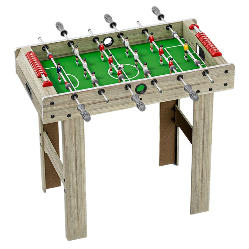 Masa De Fotbal Cu Teren Si 18 Jucatori 6 Manere, Cu Tablou Pentru Scor, Din Metal, Lemn Si Abs, Cu Picioare, Pentru Copii/Adulti