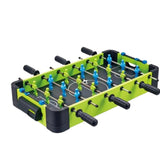 Masa De Fotbal Cu Teren Si 18 Jucatori 6 Manere, Cu Tablou Scor, Din Metal Si Abs, Design, Pentru Copii/Adulti, Verde