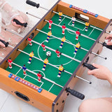 Masa De Fotbal Cu Teren Si 18 Jucatori Cu Tablou Pentru Scor, Din Metal, Lemn Si Abs, Pentru Copii - vivimall.ro