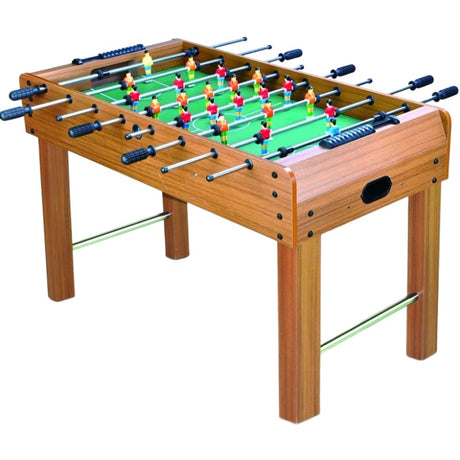 Masa De Fotbal Cu Teren Si 21 Jucatori 8 Manere, Cu Tablou Pentru Scor, Din Metal, Lemn Si Abs, Cu Picioare, Pentru Copii/Adulti - vivimall.ro