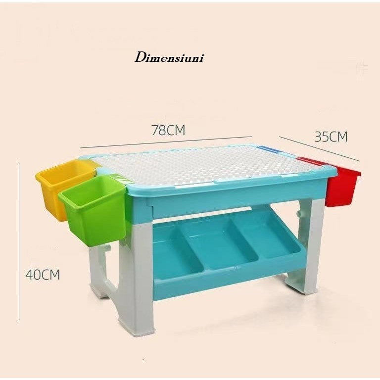 Masa De Joaca Pentru Construit, 69 Piese Incluse