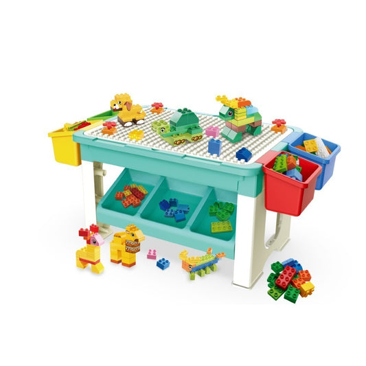 Masa de joaca pentru construit, 69 piese incluse - vivimall.ro