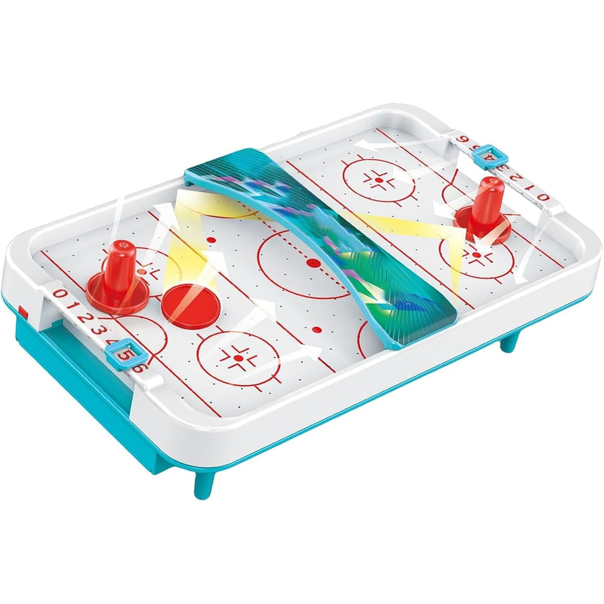 Masa Ice Hockey, Cu Tabela De Scor, 2 Pucuri, Din Abs, Pentru Adulti/Copii +5 Ani