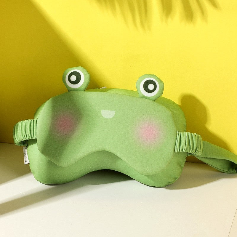 Masca De Dormit, 2 In 1, Cu Tetiera, Din Particule De Spuma Si Bumbac, - vivimall.ro