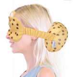 Masca De Dormit, 2 In 1, Cu Tetiera, Din Particule De Spuma Si Bumbac, - vivimall.ro