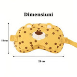 Masca De Dormit, 2 In 1, Cu Tetiera, Din Particule De Spuma Si Bumbac, - vivimall.ro