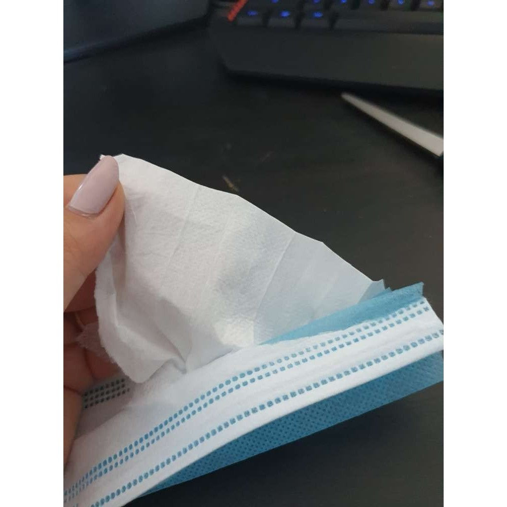 Masca Faciala 3 Straturi Si 3 Pliuri - 1 Bucata