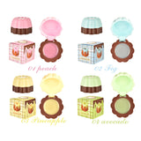 Masca Hidratanta de Buze Kevin&Coco, Aroma Dulce, Efect Regenerant, Textura Cremoasa, 4.8 x 4.8 x 4.5 cm, 2.5 g, Model 03 Pineapple - vivimall.ro