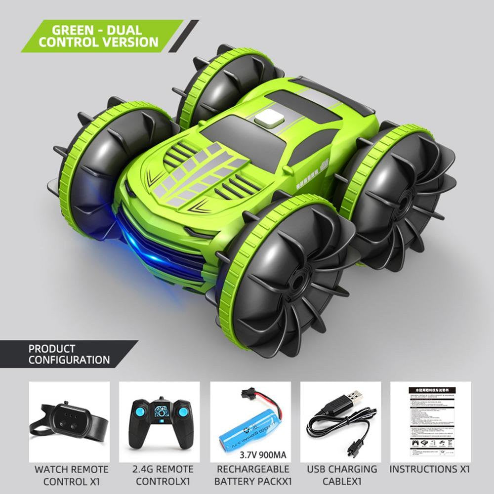 Masina Cu Telecomanda 2.4G, 360 Spin, Off Road, Verde