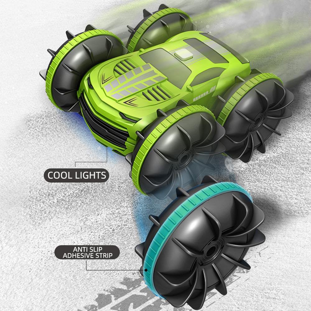 Masina Cu Telecomanda 2.4G, 360 Spin, Off Road, Verde
