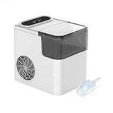 Masina de Facut Gheata, Vivimall, din ABS, 12 kg/24h, Capacitate 500 g, 2 Marimi, Portabil, 39 x 23 x 28 cm, Automata, Alb - vivimall.ro