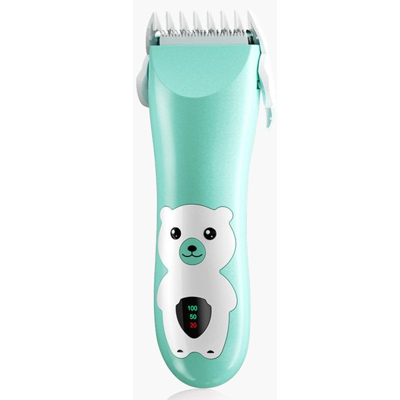Masina De Tuns Bebelusi Si Copii, Display Digital, Lame Cermice Si Inox, Fara Fir, Functie Anti Taiere, Silentios, 50 W, Rezistent La Apa, 2 Accesorii, Incarcator Usb - vivimall.ro