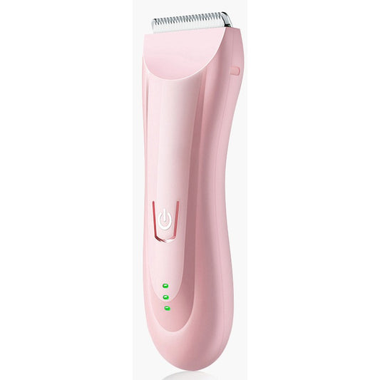 Masina De Tuns Bebelusi si Copii, Vivimall, Lame Cermice si Inox, Fara Fir, Functie Anti Taiere, Silentios, 50 W, Rezistent la Apa, 2 Accesorii, Incarcator USB, Roz deschis - vivimall.ro