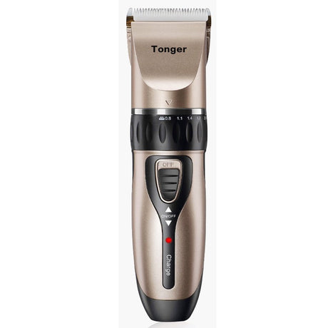 Masina De Tuns Bebelusi Si Copii, Lame Cermice Si Inox, Fara Fir, Functie Anti Taiere, Silentios, 50 W, 4 Accesorii, Incarcator Usb, Gold - vivimall.ro