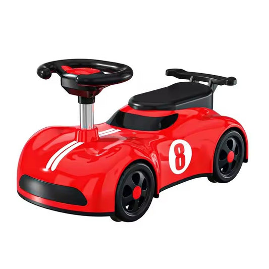 Masina pentru Copii, Vivimall, 1-3 ani, Impingere, Bluetooth, Muzica, din ABS, 4 Roti, Inaltime Sezut 22 cm, Rosu - vivimall.ro