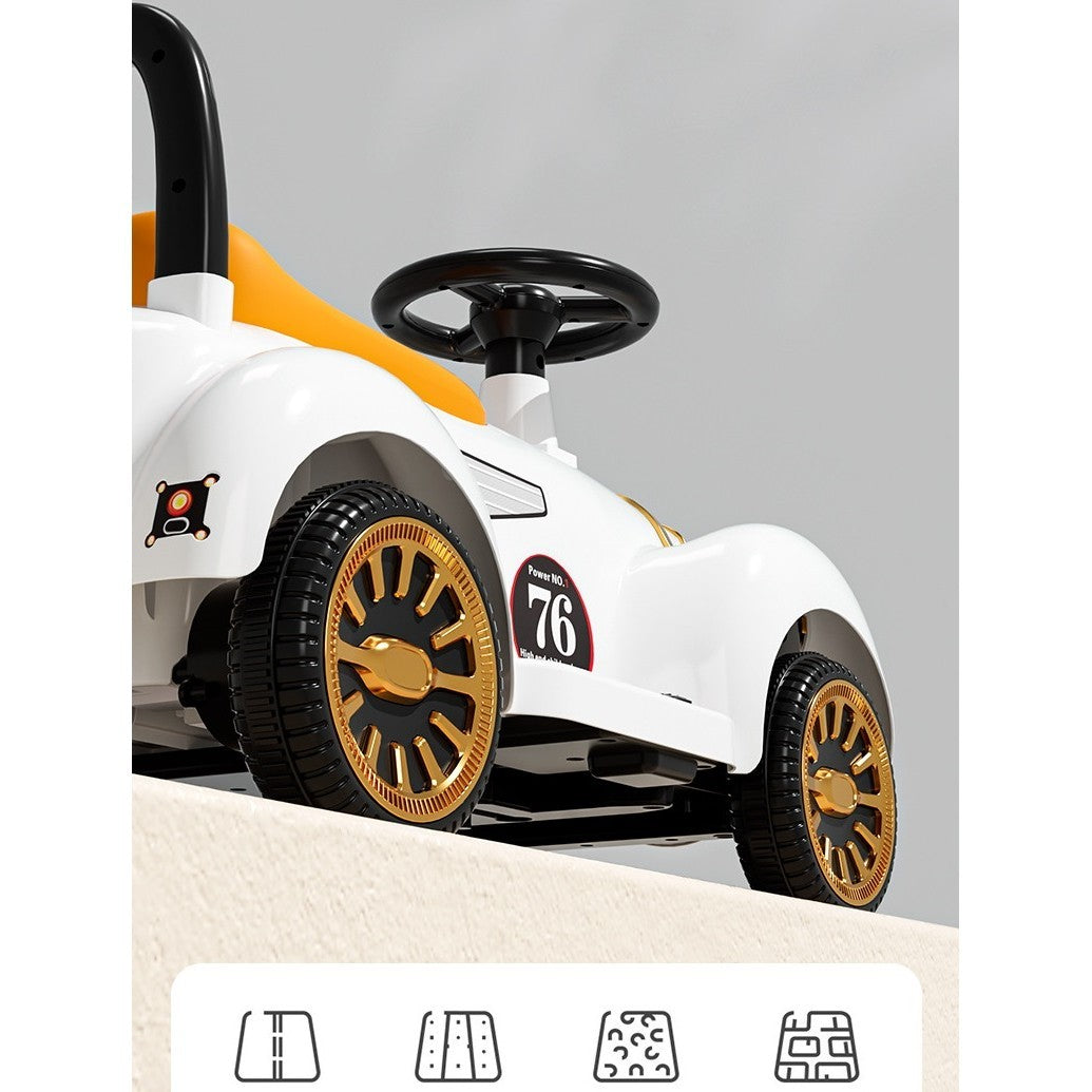 Masinuta Electrica Cu Acumulator, Sistem Anti-Rasturnare, Sistem De Lumini Si Sunet, 1-5 Ani, Resigilat - vivimall.ro