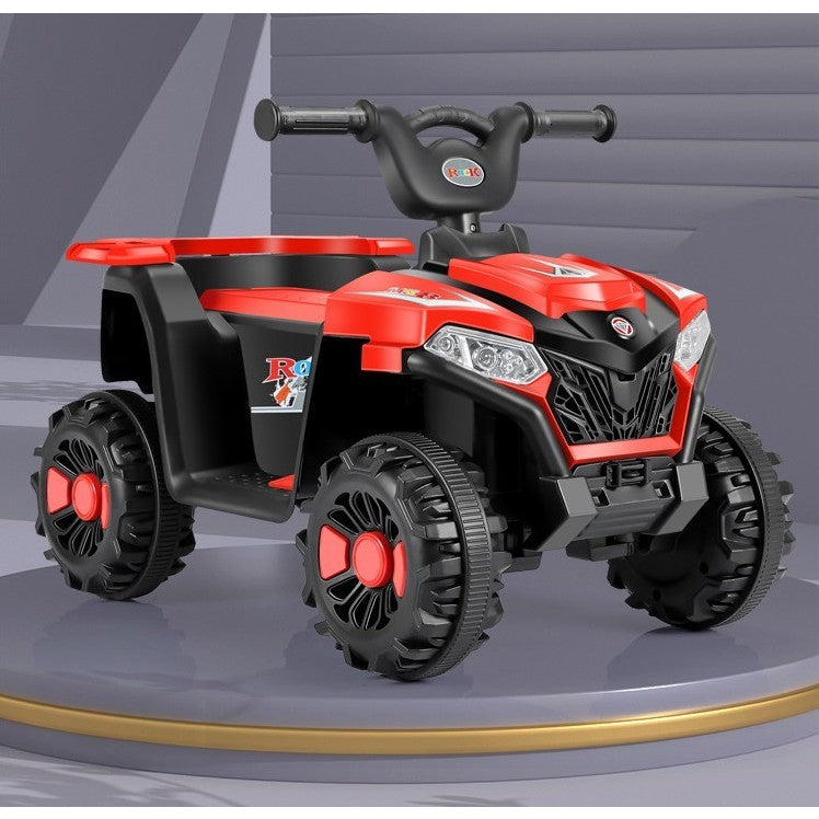 Masinuta Electrica Pe 4 Roti, Tip Atv, Cu Acumulator, Sistem Anti-Rasturnare, Sistem De Lumini Si Sunet, 2-5 Ani, Resigilat - vivimall.ro
