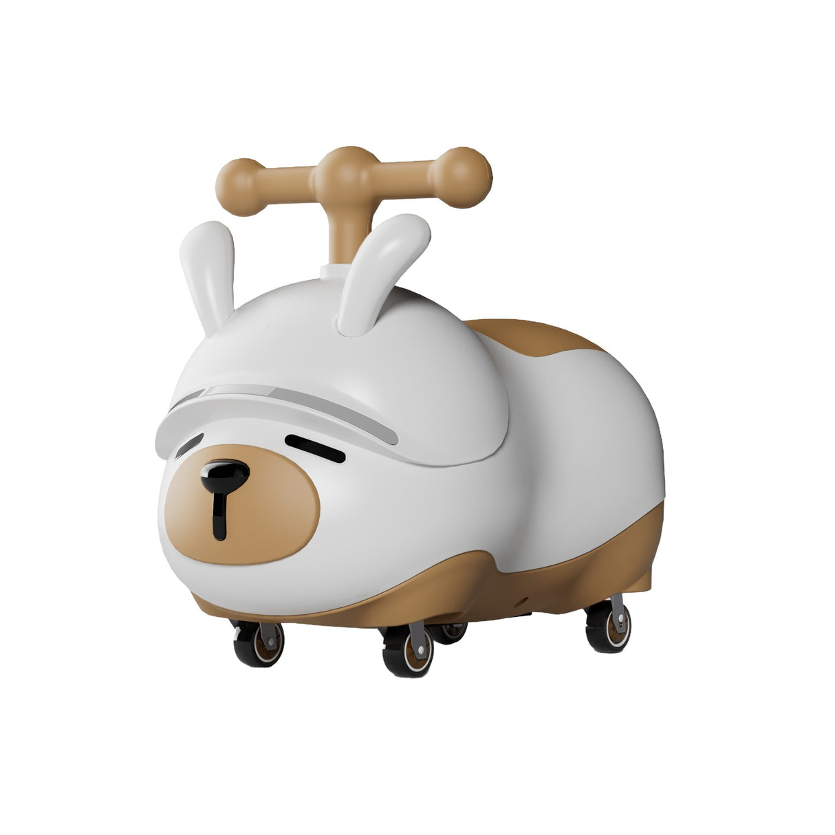 Masinuta Ride-On Sistem Anti-Rasturnare, Sistem De Lumini Si Sunet, Bluetooth, 1-3 Ani, Alb -