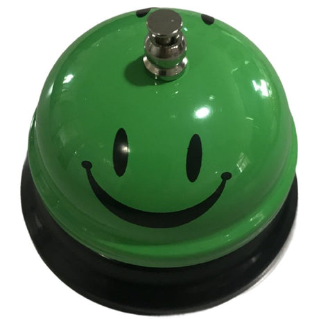 Clopotel Metalic Multifunctional, Cu Imprimeu Smiley Face, Receptie, Restaurant, Cafenele