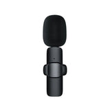 Microfon Lavaliera Wireless, Vivimall, 1 Microfon si 1 Receptor 3.5 mm, Autonomie 1-3h, Bluetooth 5.0, >70dB, Baterie 50 mAh, Negru - vivimall.ro