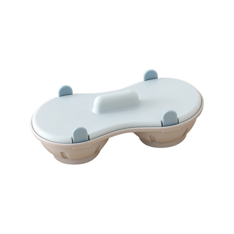 Recipient Dublu Pentru Oua, Din Plastic Pentru Gatit La Microunde, 22 X 11.8 X 8 Cm - vivimall.ro
