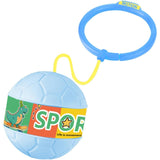 Minge pentru Sarit, Vivimall, Tip Coarda Hula Hoop, Cerc 12 cm, Coarda 52 cm, Minge 12 x 11 cm, Functie Iluminat, 4-6 Ani, Plastic, Albastru - vivimall.ro