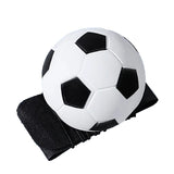 Minge saltăreață hiperelastică Space Moon Ball 66 mm, culoare alb-negru, vedere frontală cu detaliu suprafață