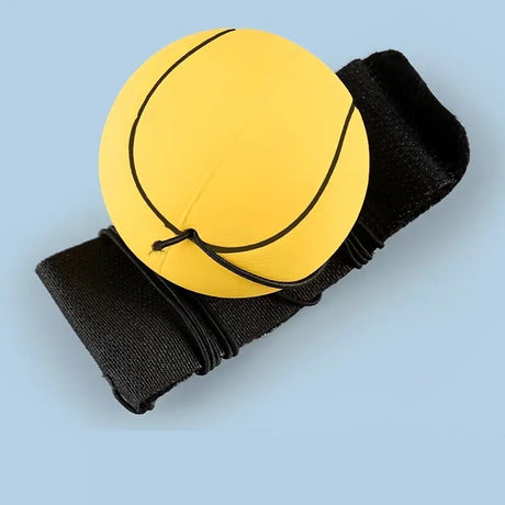 Detaliu suprafață minge Space Moon Ball hiperelastică galben 66 mm cu forme neregulate pentru sărituri imprevizibile