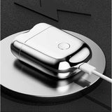 Mini Aparat De Ras Electric, Din Abs Cu Fibra De Carbon, Portabil, Cap Rotativ Detasabil Cu 2 Lame De Otel, Rezistent La Apa, Incarcare Type-C, Autonomie 45 Min - vivimall.ro